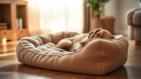 Les avantages d'un coussin chien déhoussable confortable