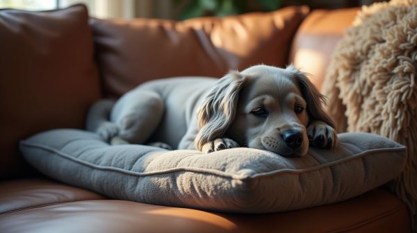 Un coussin chien déhoussable pour un confort optimal